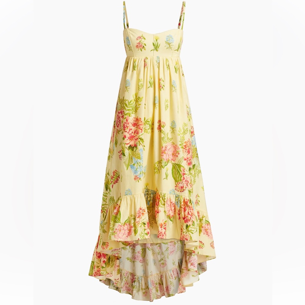 Hemant & Nandita Dhun Floral Cotton High-Low Maxi Dress